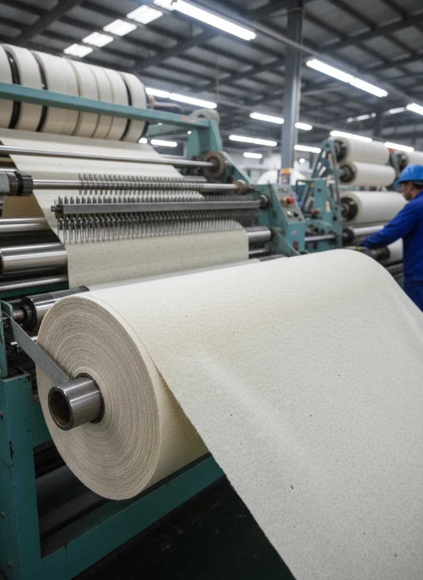 Needle Punched Non-Wovens microstructure